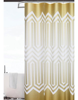 Dainty Home Spa 251 Geometric 3d Bubble, Bubble Shower Curtain Liner