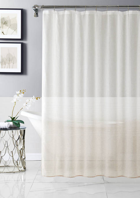 Dainty Home Linea Semi Sheer Ombr&eacute; Shower Curtain