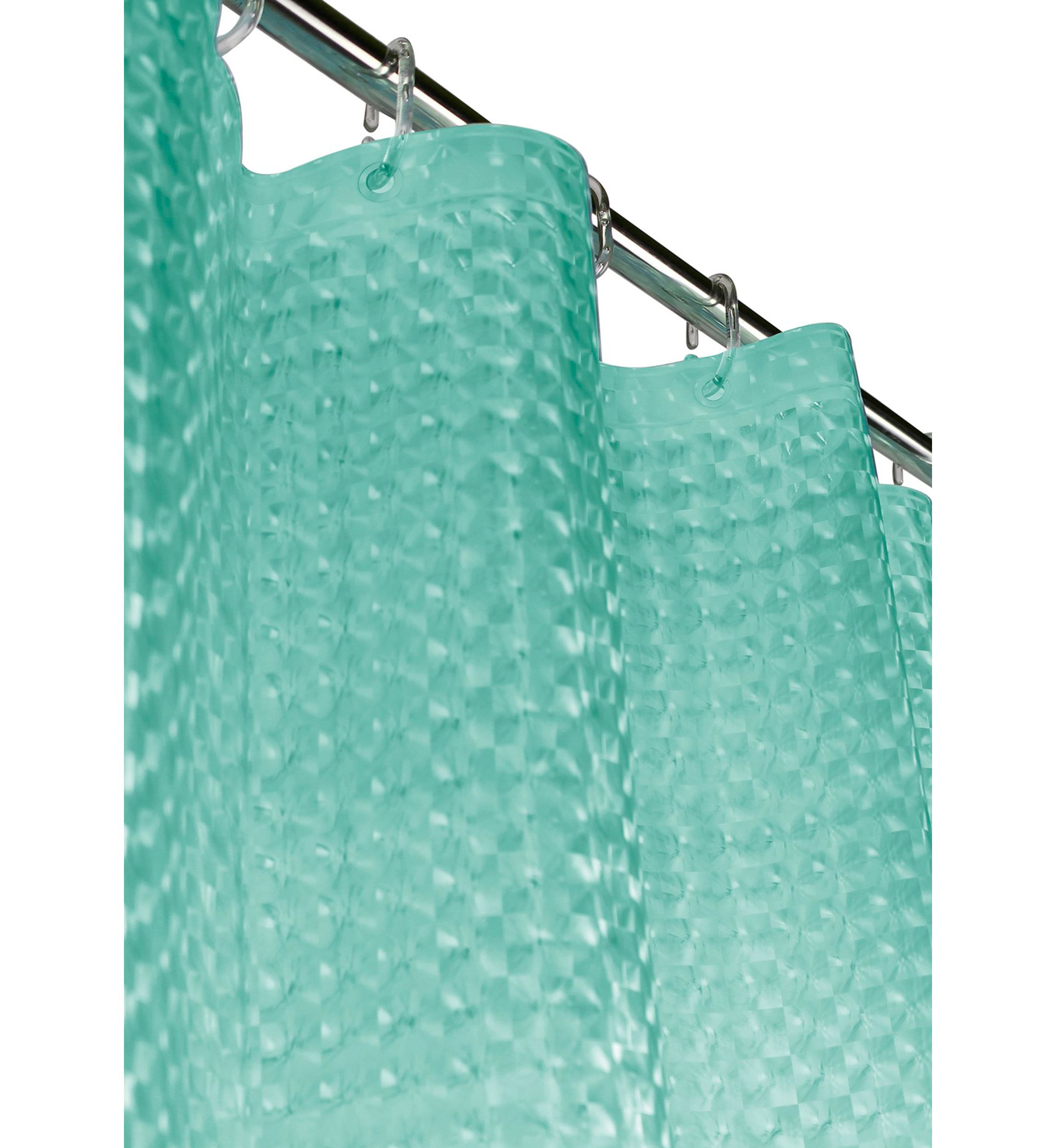 Mirage 3D Vinyl Shower Curtain Liner