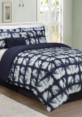 Modern Southern Home Tie Dye 6 Piece Comforter Bed In A Bag Belk