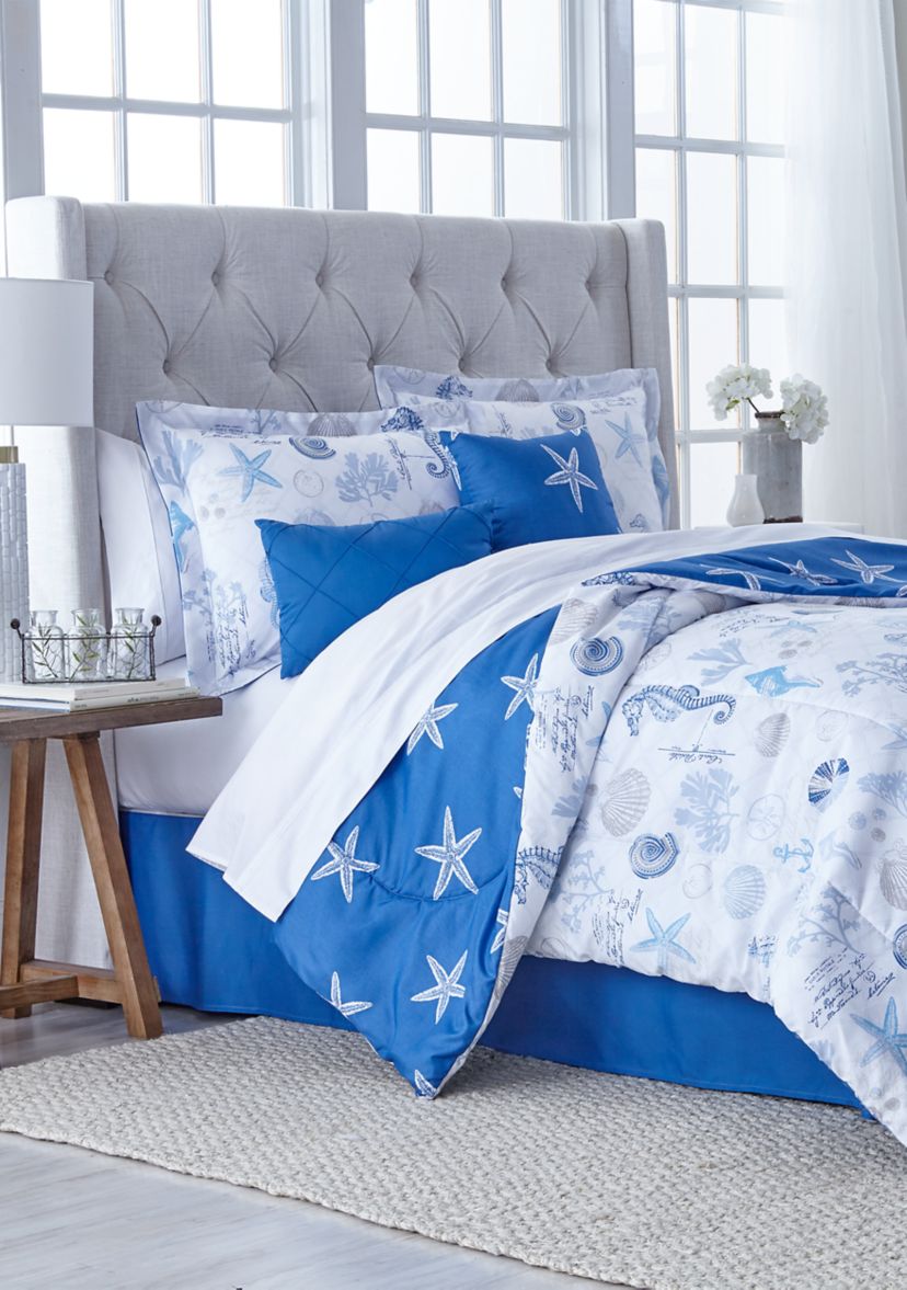 Starfish 6 Piece Comforter Set