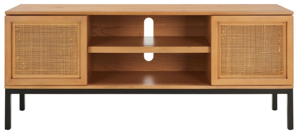 Zadie 1 Shelf Rattan Media Stand