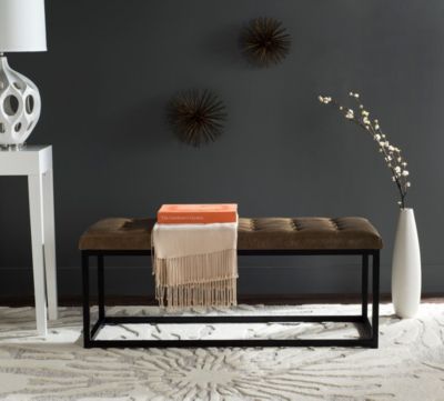 Safavieh Reynolds Velvet Bench