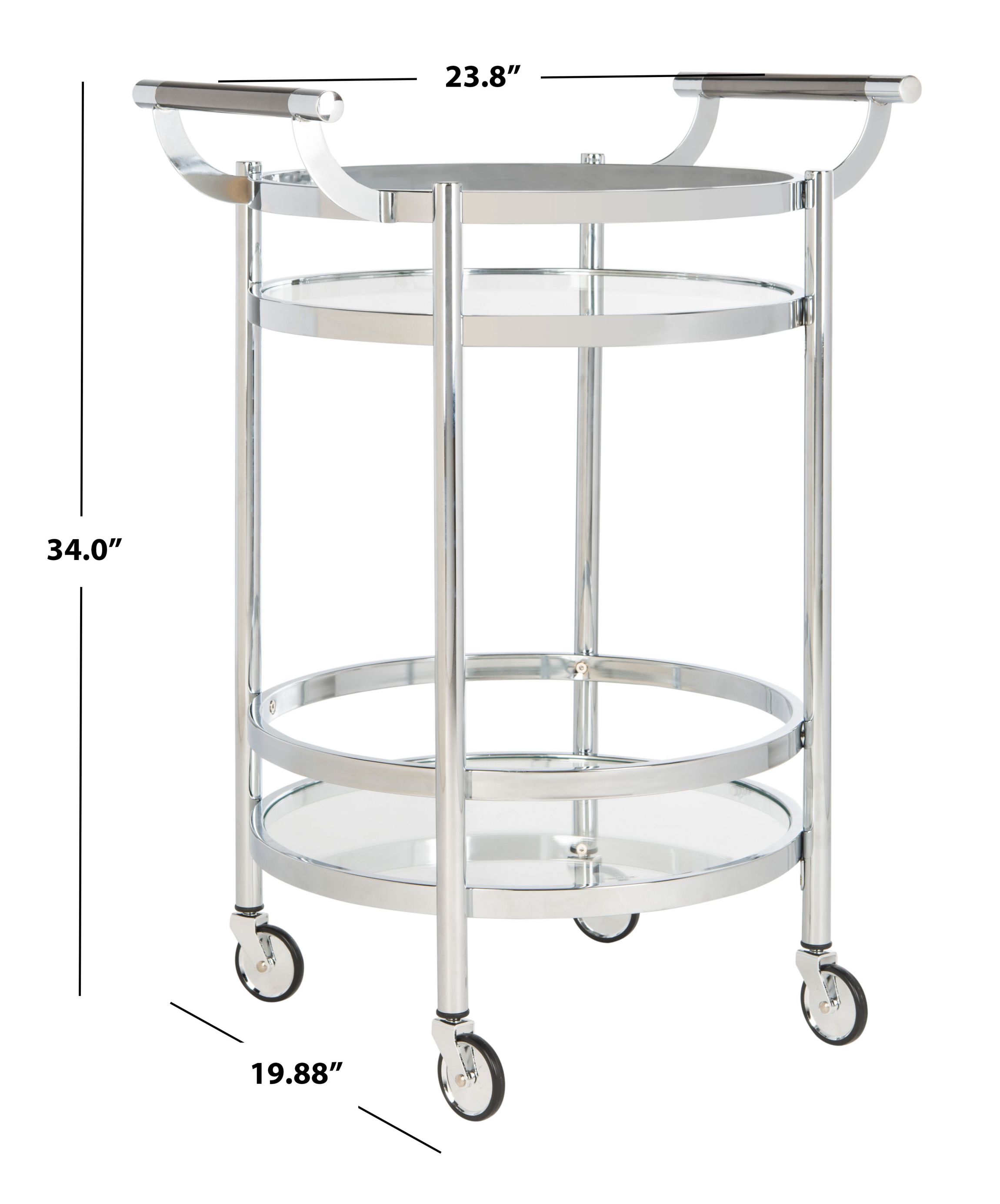 Sienna 2 Tier Bar Cart