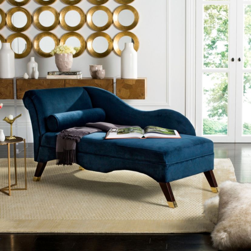 Caiden Vevlet Chaise