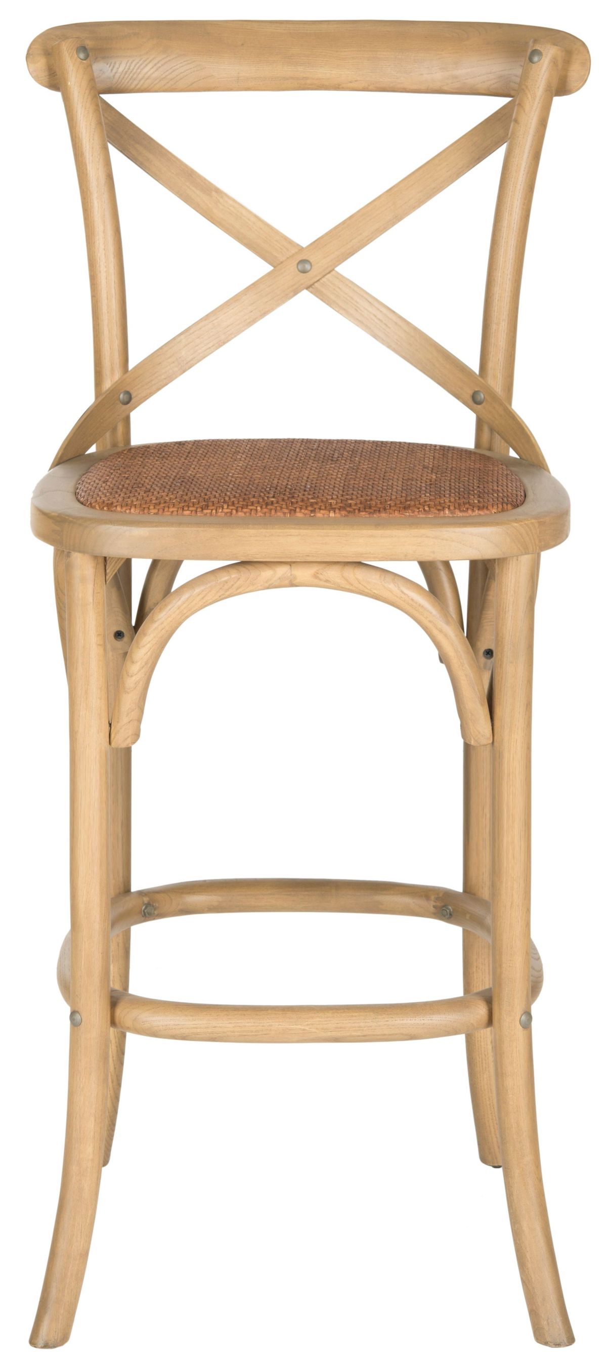 Franklin X Back Bar Stool