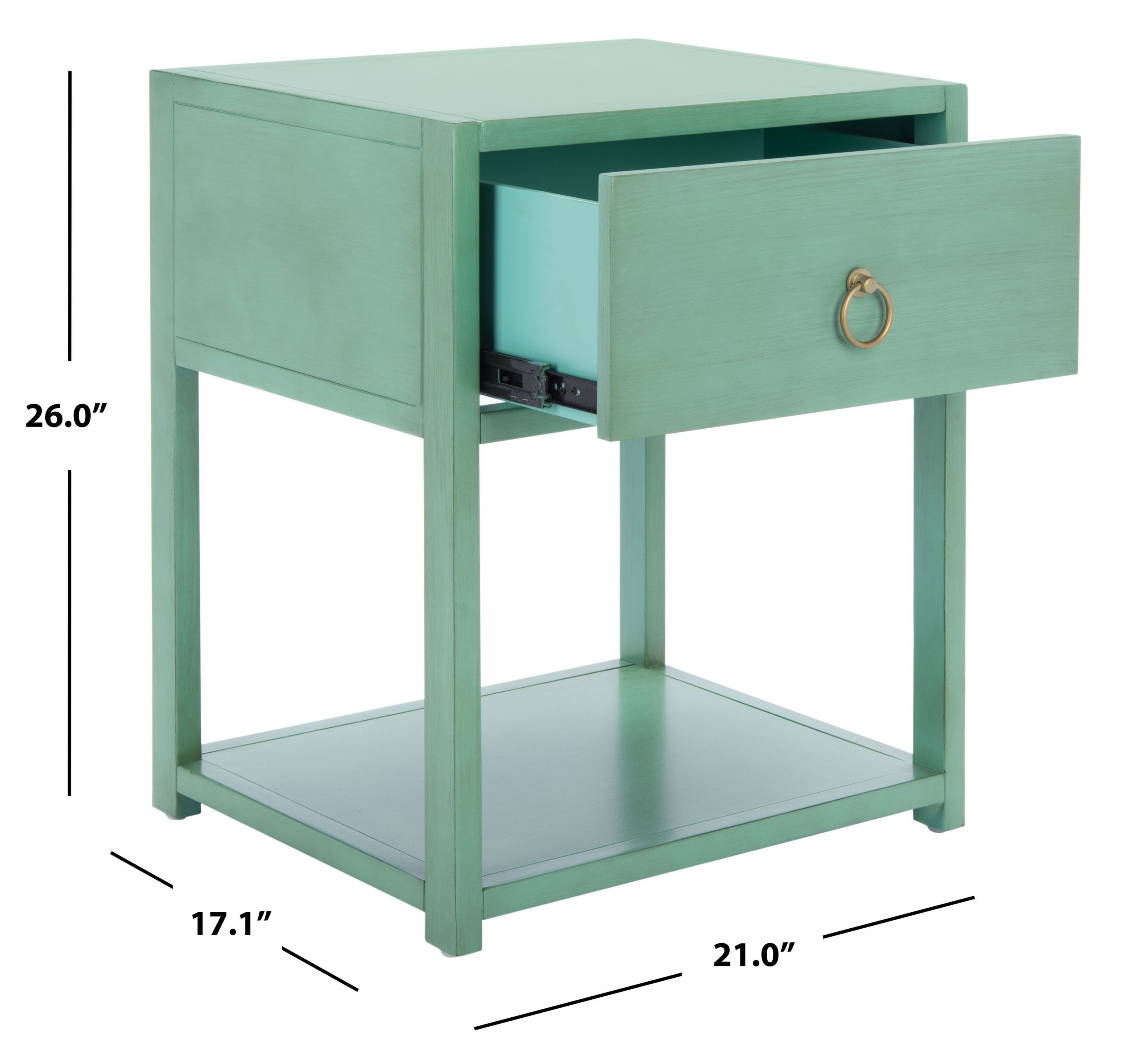 Yudi Shelf Nightstand