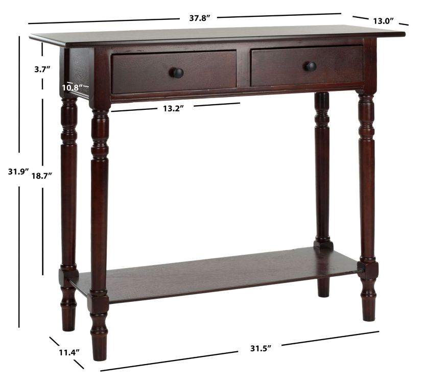 Rosemary 2 Drawer Console