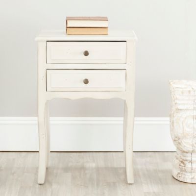 Safavieh Lori Storage End Table, White