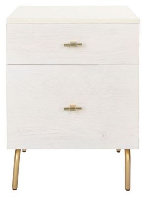 Safavieh Genevieve Nightstand, White