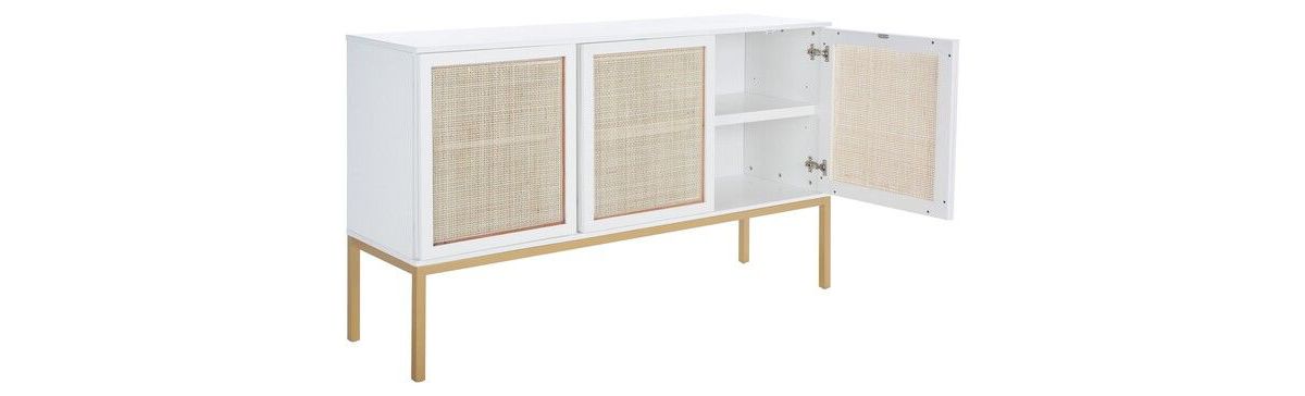 Zadie 2 Shelf Rattan Sideboard