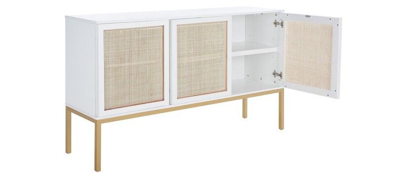 Zadie 2 Shelf Rattan Sideboard