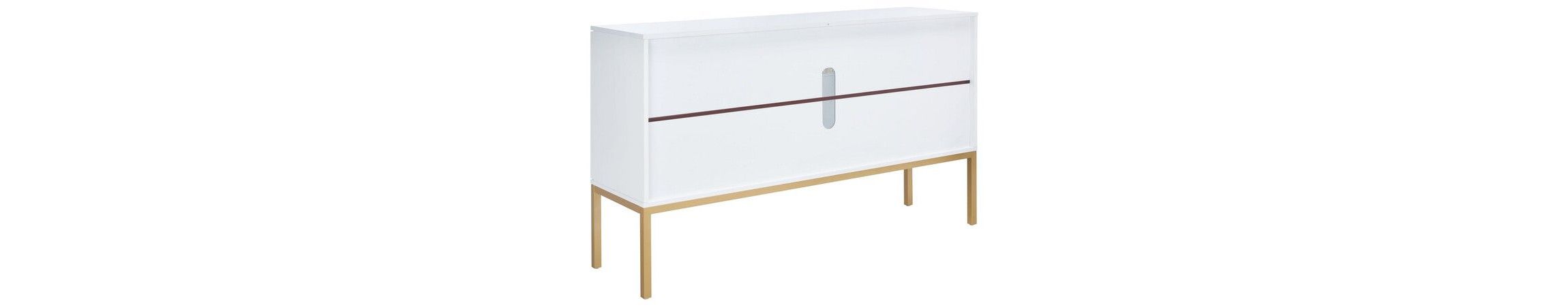 Zadie 2 Shelf Rattan Sideboard