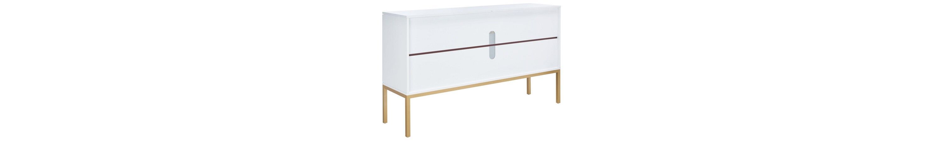Zadie 2 Shelf Rattan Sideboard
