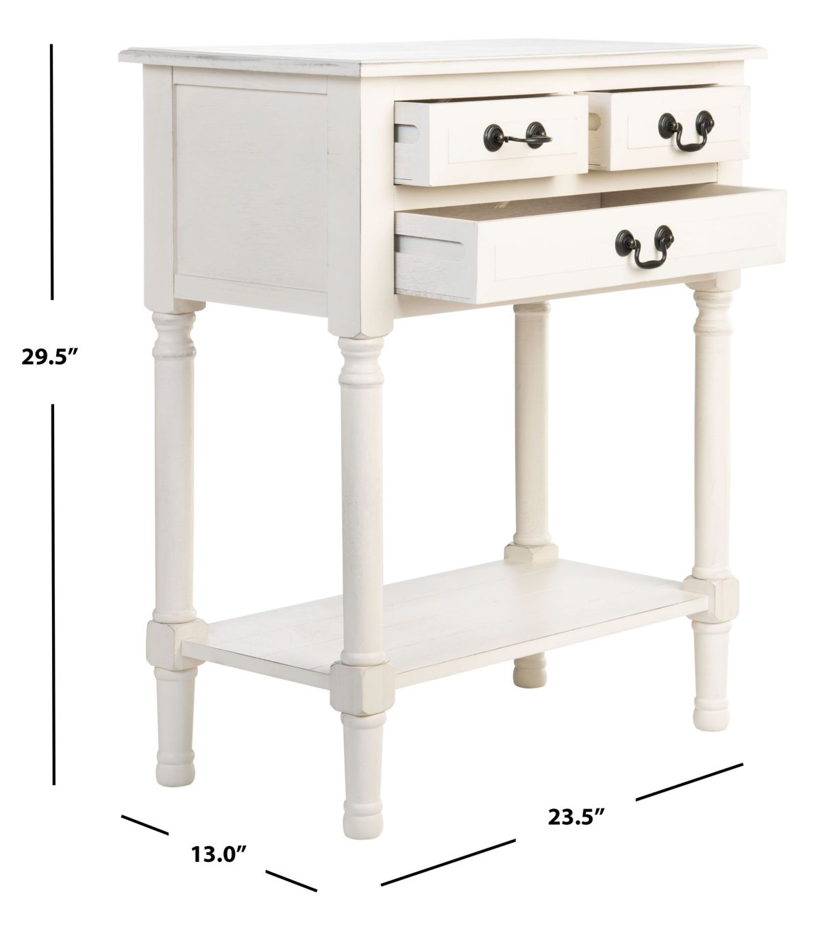 Primrose 3 Drawer Console