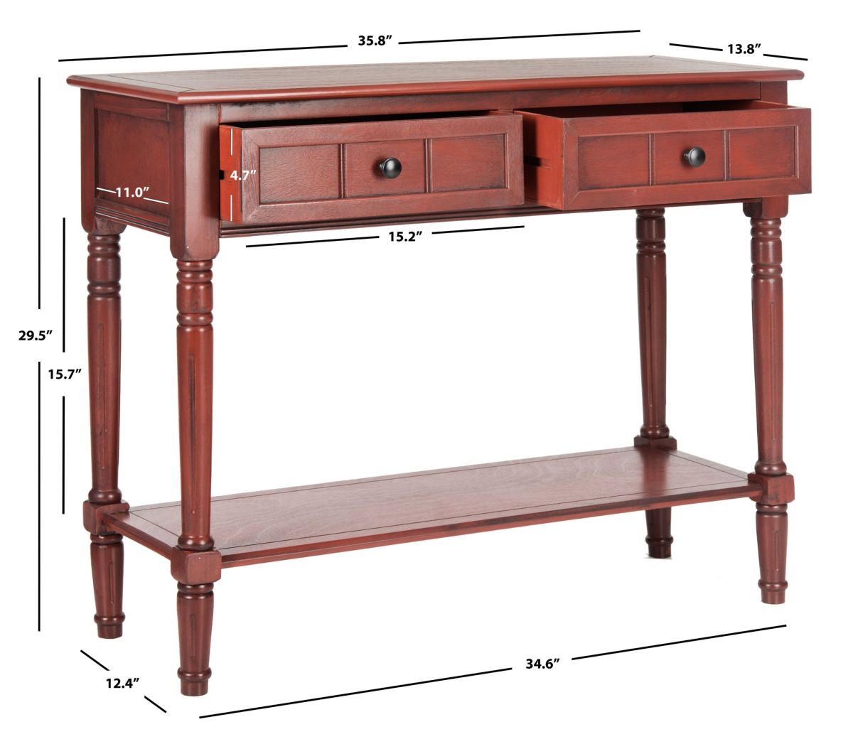 Samantha 2 Drawer Console