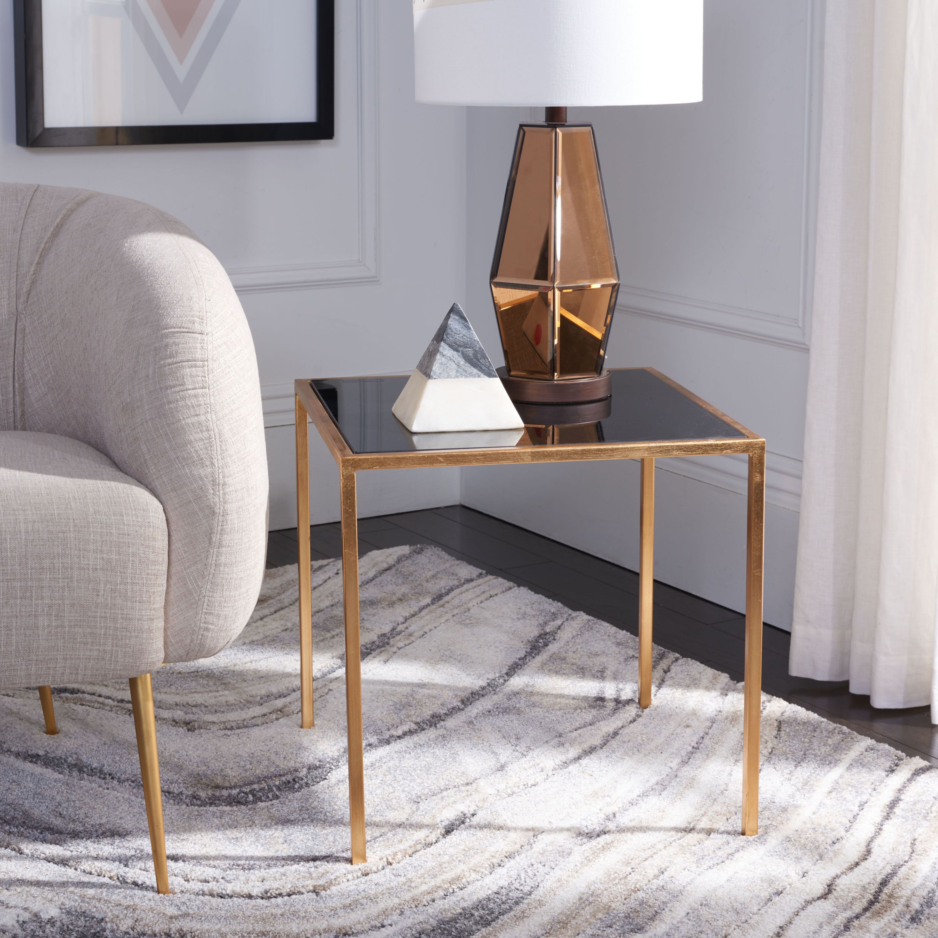 Kiley Mirror Accent Table