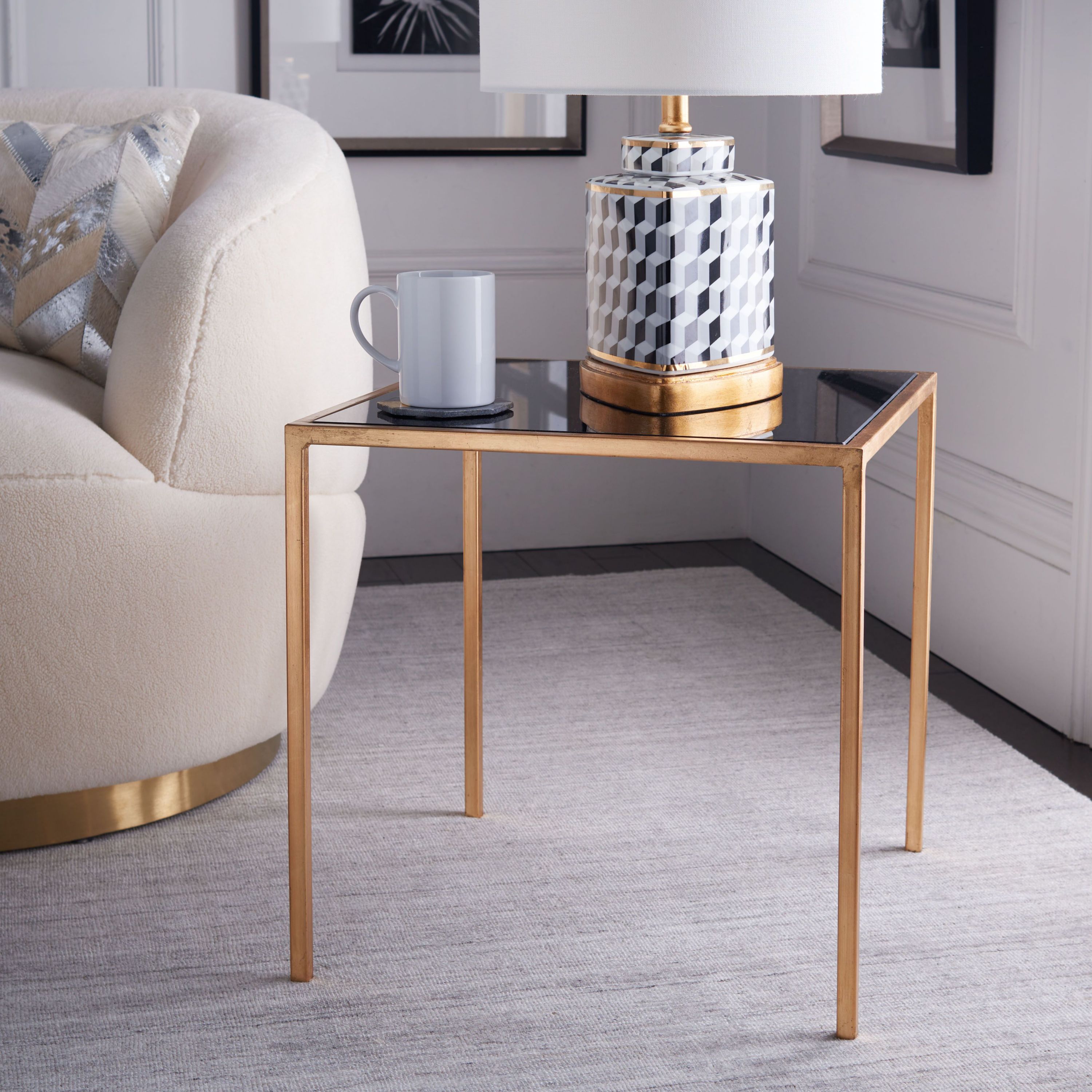 Kiley Mirror Accent Table