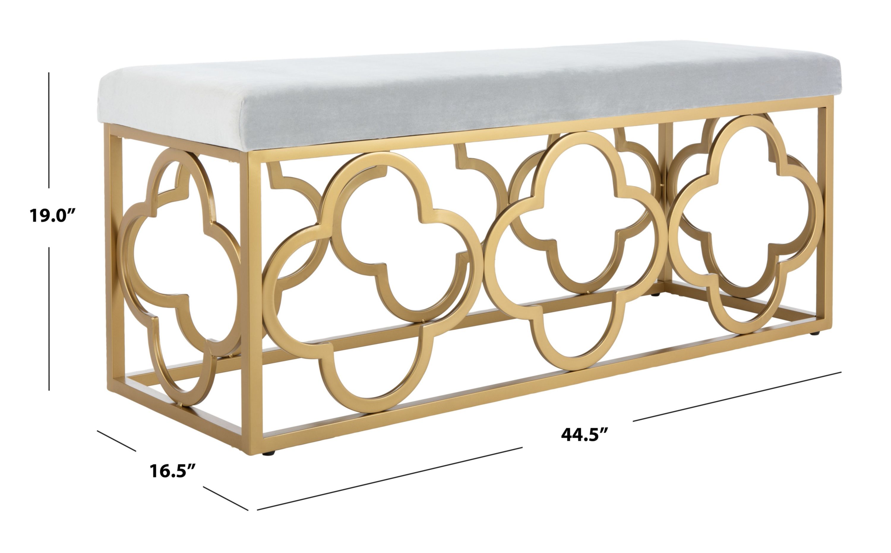 Fleur Rectangle Bench