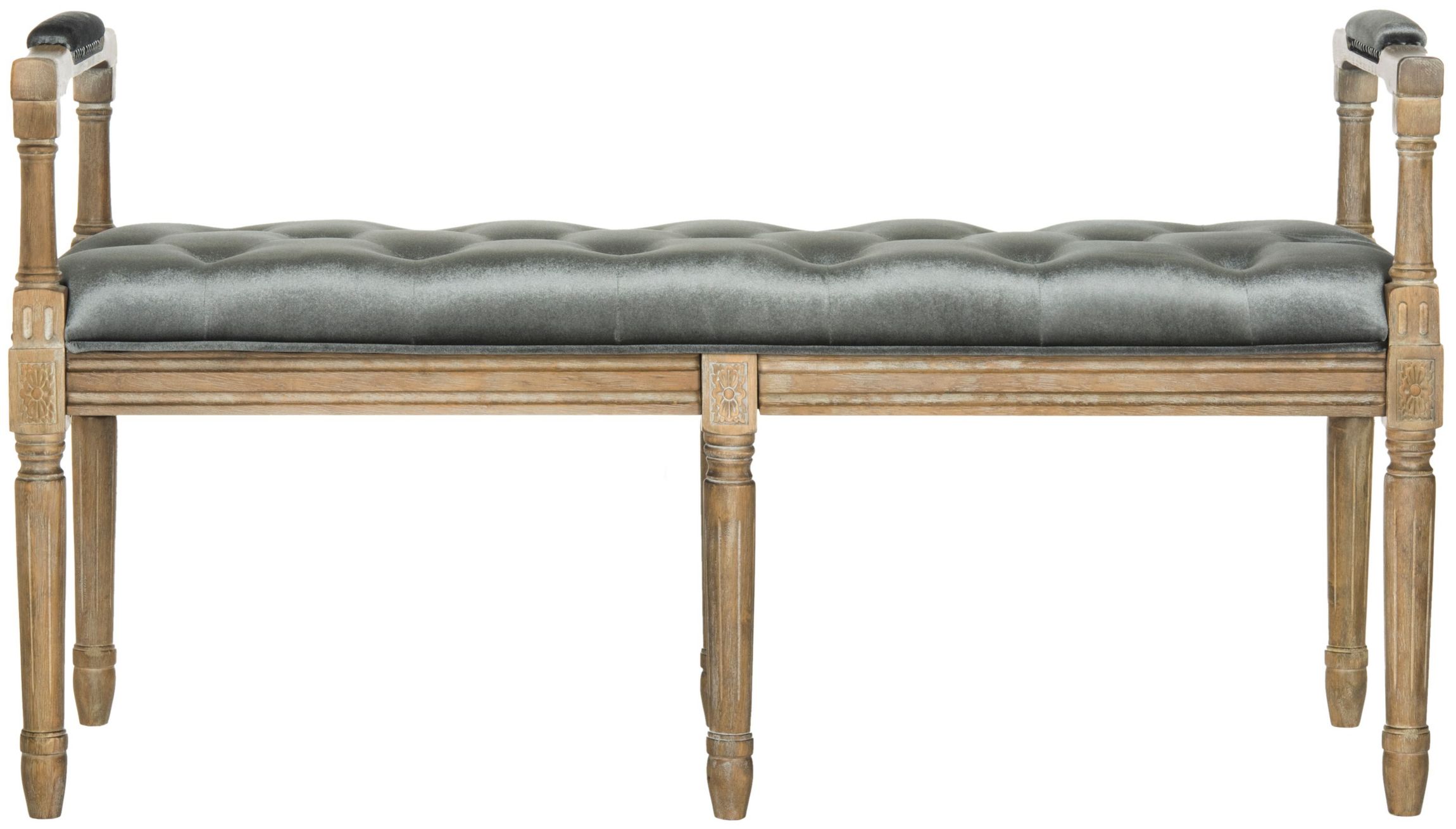Raiden Velvet Oak Bench