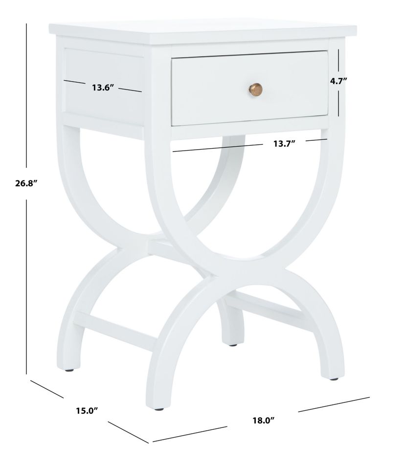 Maxine Accent Table With Storage Drawer