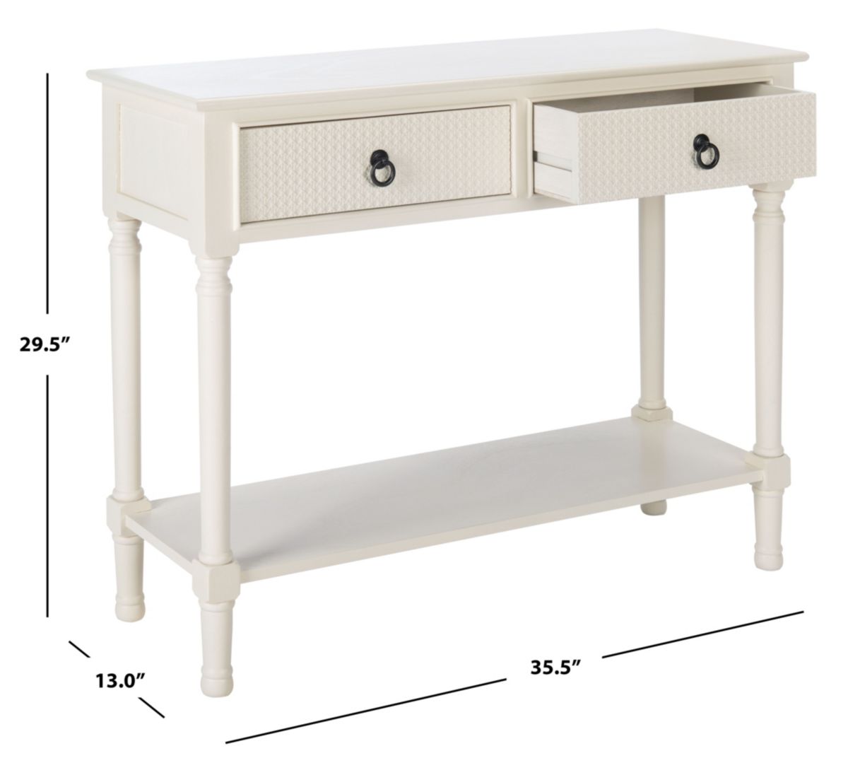 Haines 2Drw Console Table