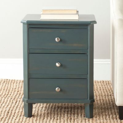 Safavieh Joe Storage End Table, Teal