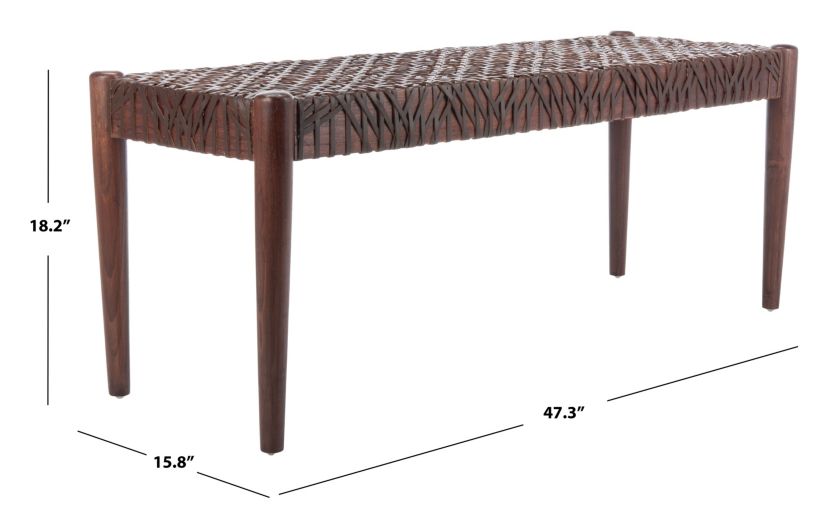 Bandelier Weave Bench