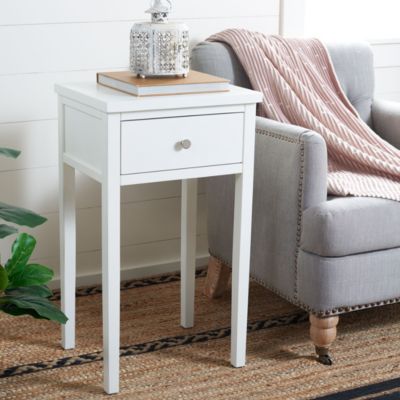 Safavieh Abel Storage Nightstand, White