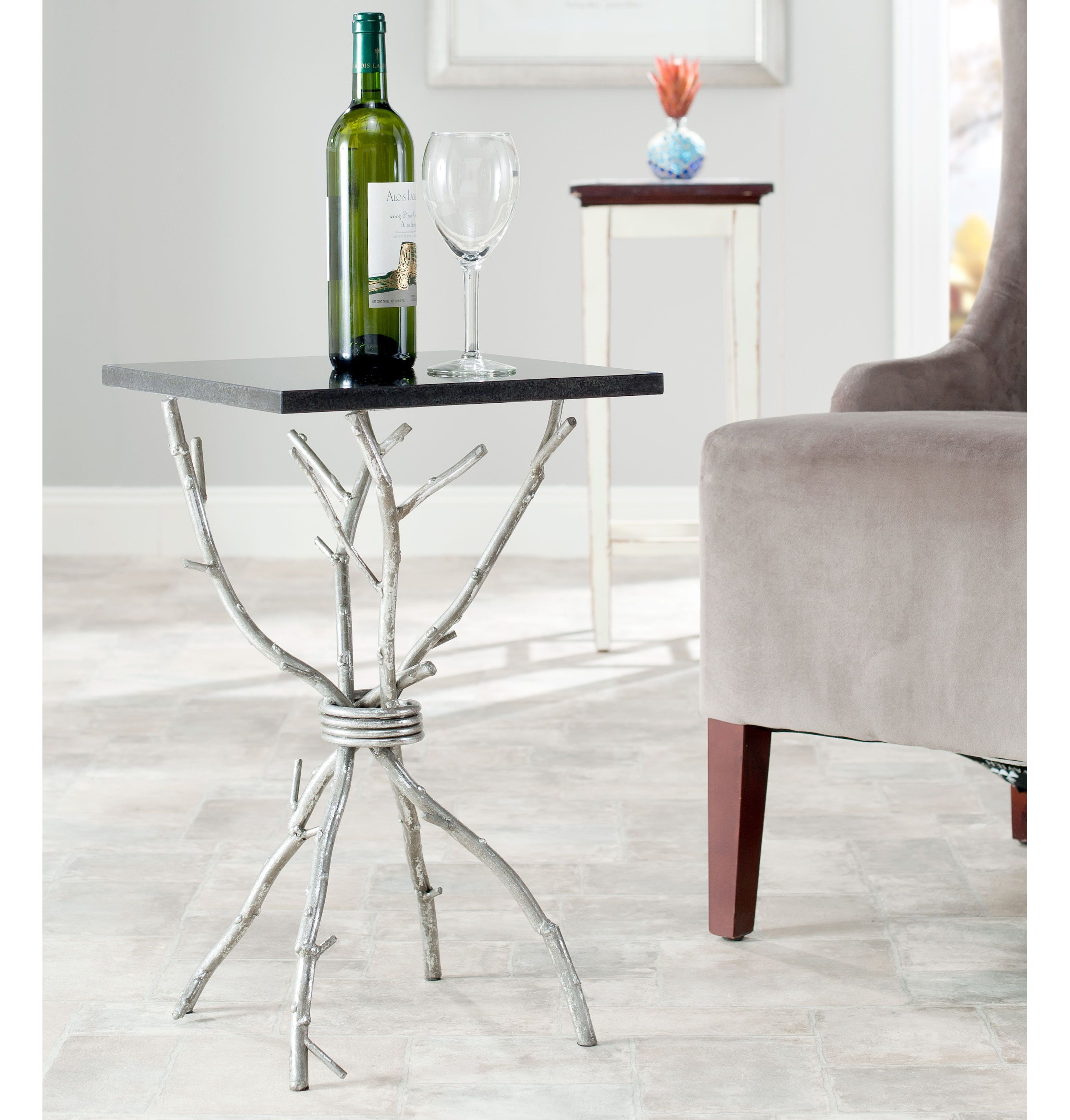 Alexa Marble Accent Table