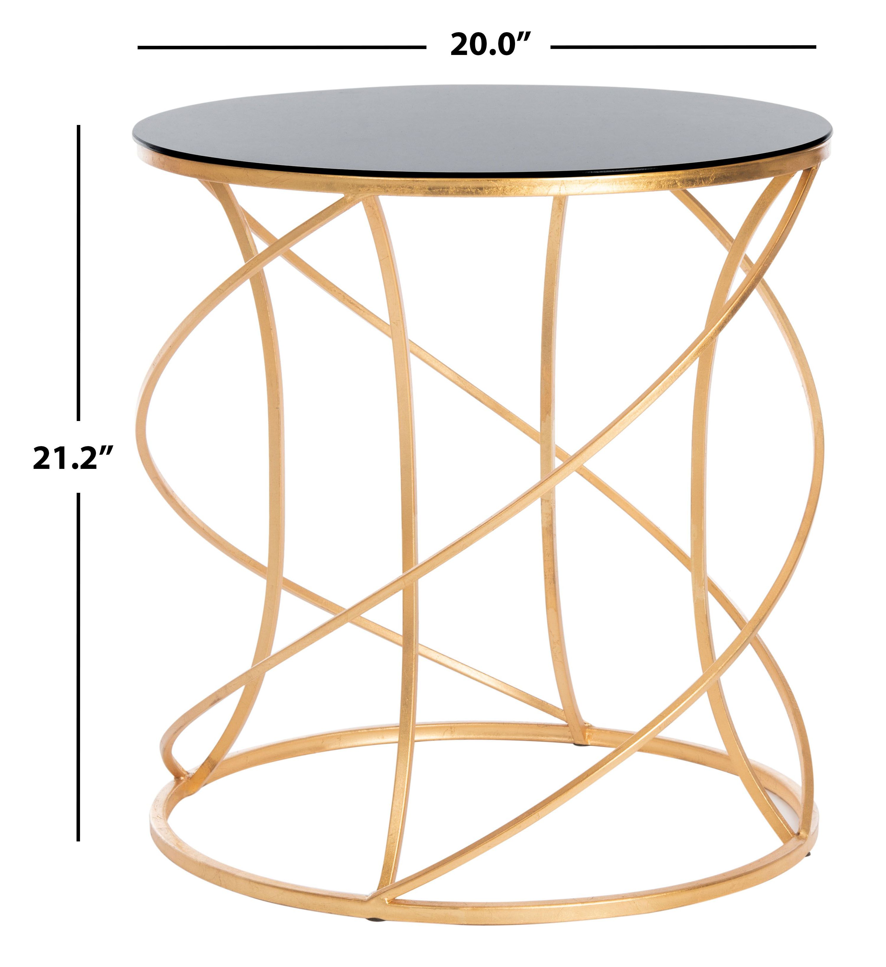 Cagney Glass Accent Table