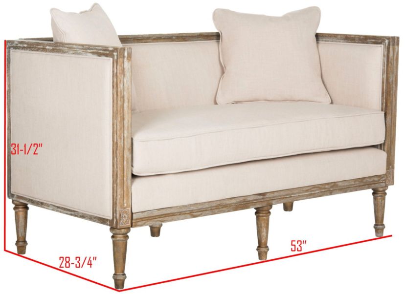 Leandra Rustic Settee