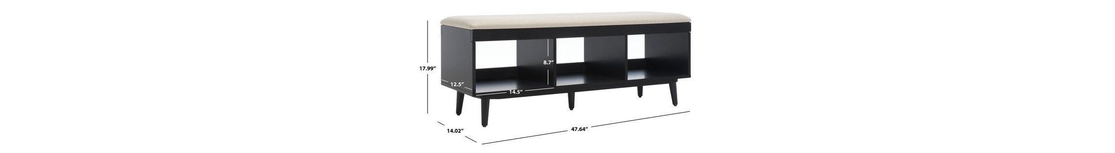 Cricket Open Shelf Bench
