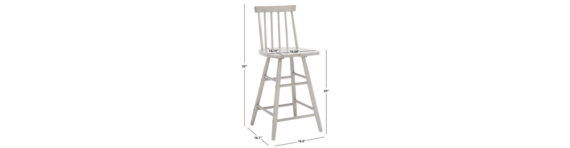 May Wood Counter Stool