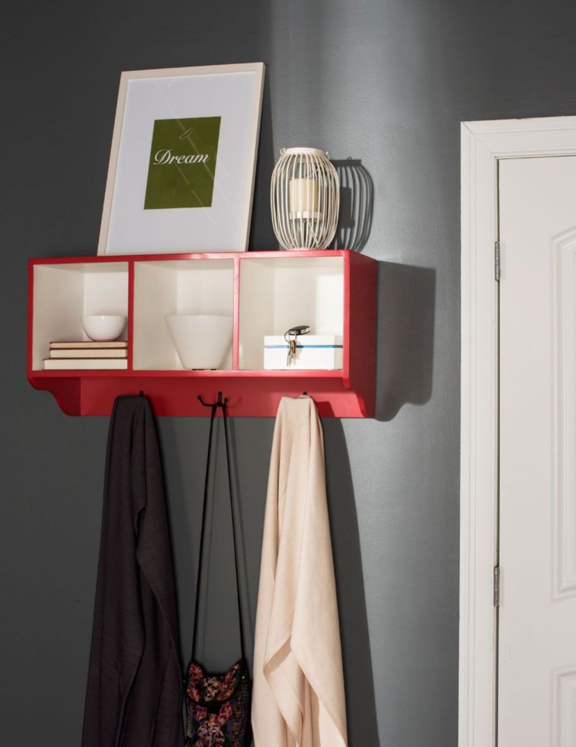 Alice Wall Shelf With Storage Compartments