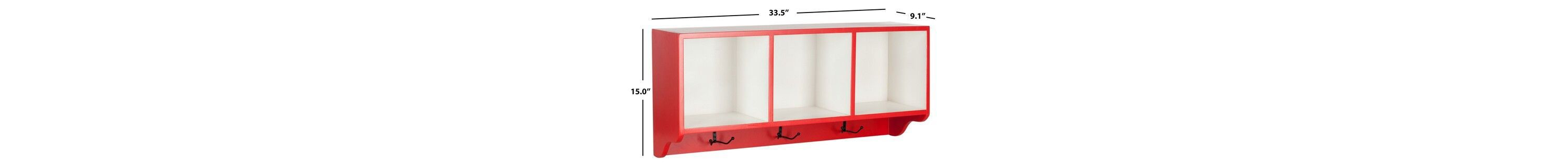 Alice Wall Shelf With Storage Compartments