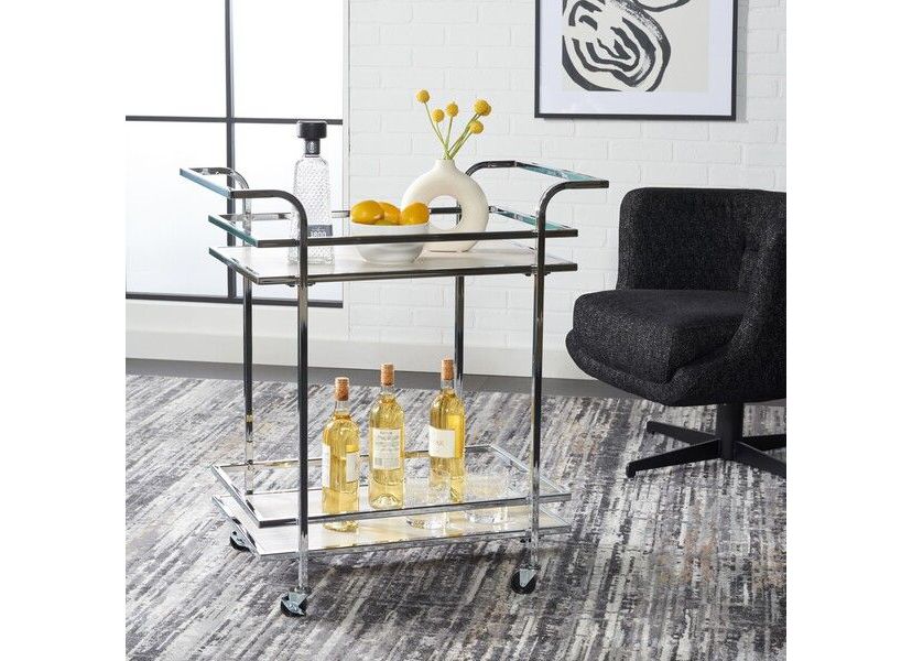 Lameris 2 Tier Bar Cart With Handles