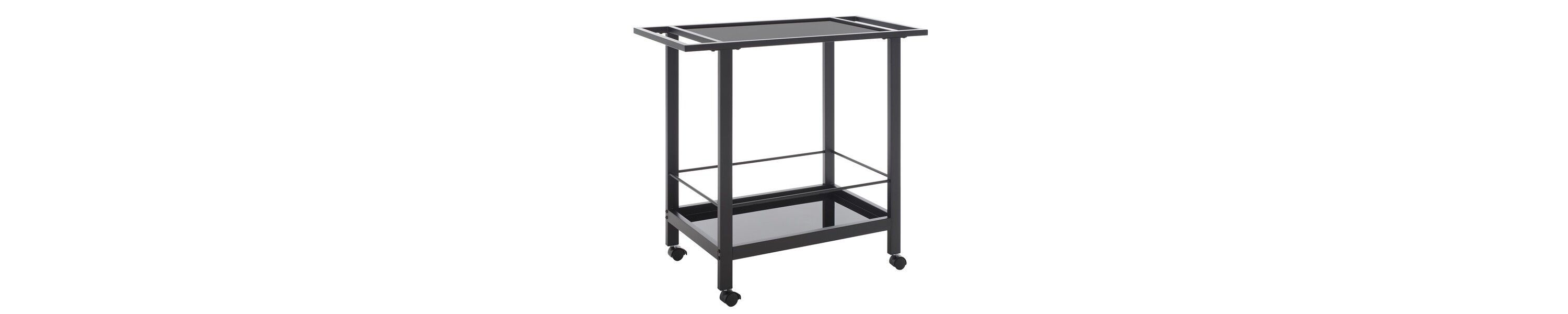 Gaelle 2 Tier Bar Cart With Handles
