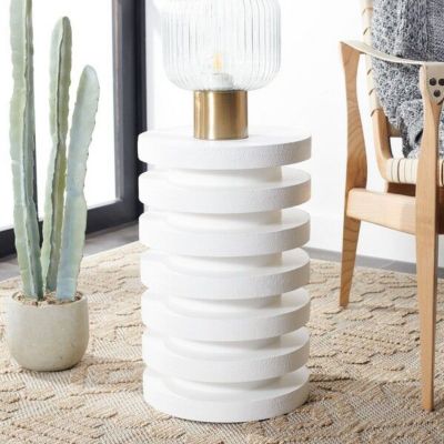 Safavieh Kaysar Accent Table, White