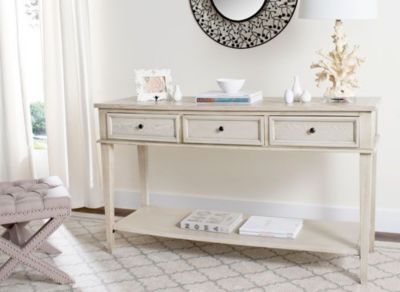 Safavieh Manelin Console With Storage Drawers, White