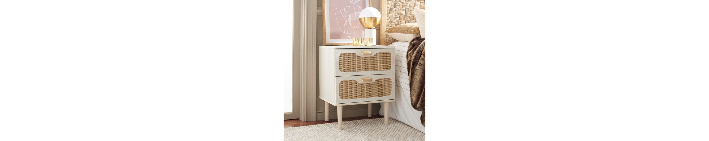 Irelia 2 Drawer Nightstand