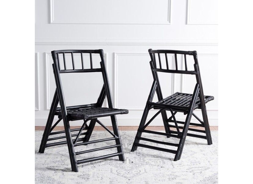 Maja Rattan Folding Accent Chair