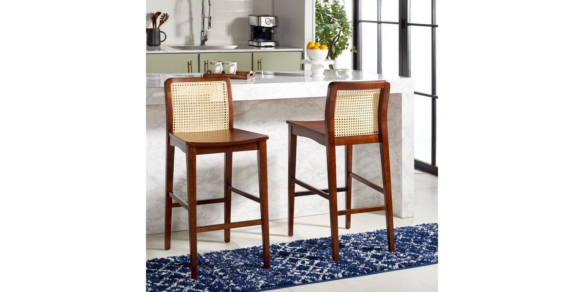 Benicio Rattan Bar Stool