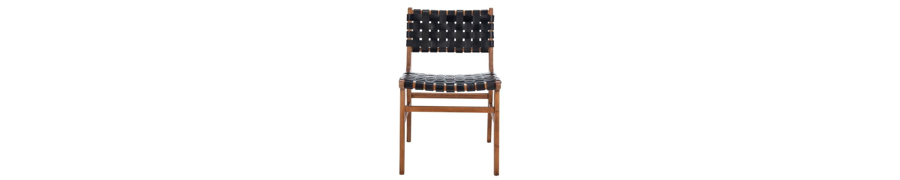 Taika Woven Leather Dining Chair
