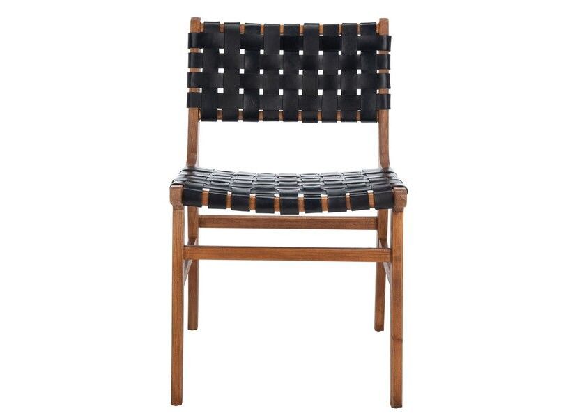 Taika Woven Leather Dining Chair