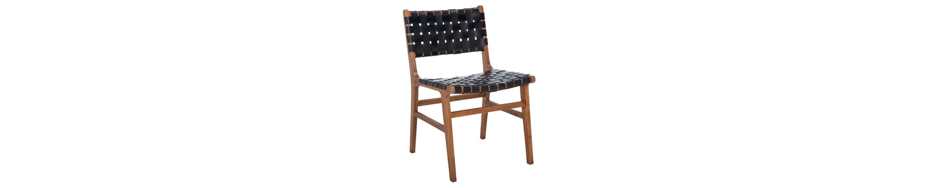 Taika Woven Leather Dining Chair