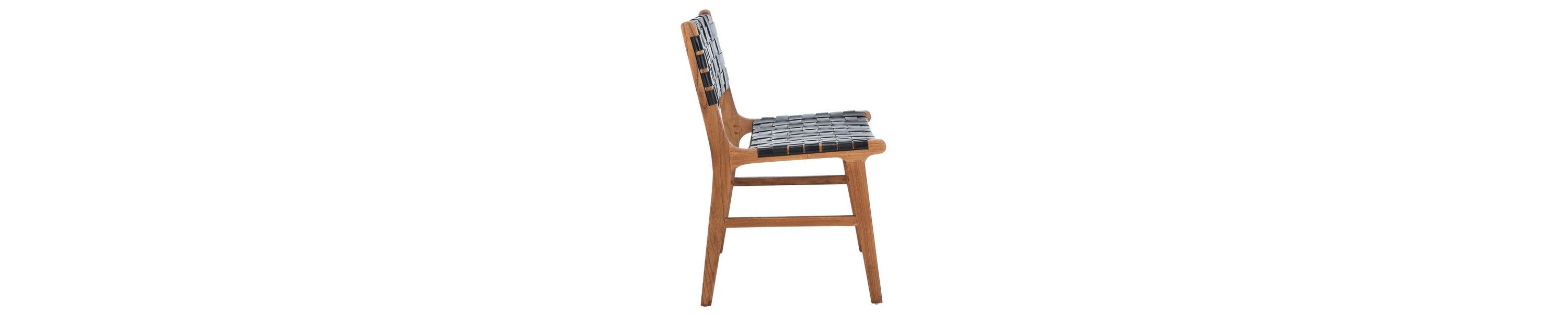 Taika Woven Leather Dining Chair