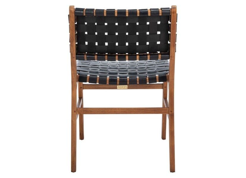 Taika Woven Leather Dining Chair