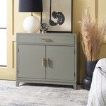 Safavieh Nigel 2 Door 1 Drawer Chest, Grey
