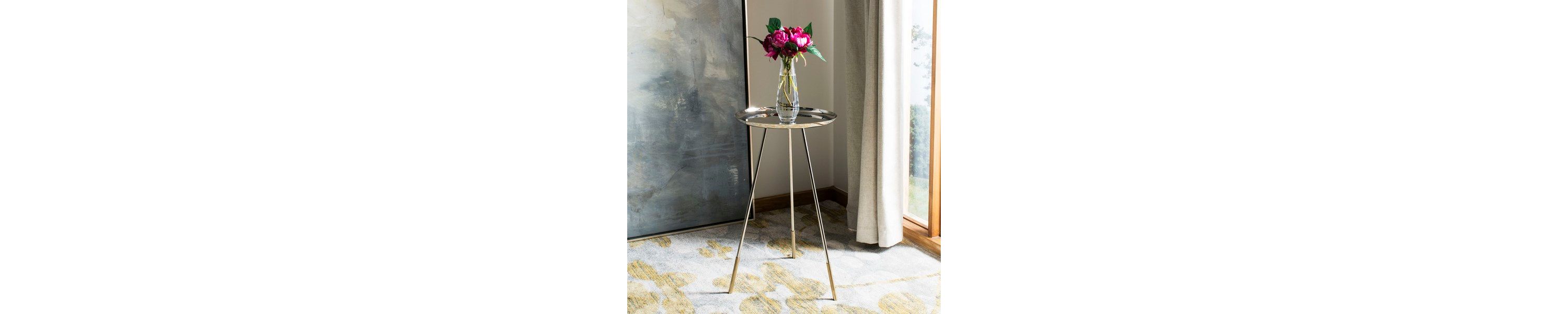 Calix Tri Leg Contemporary Glam Side Table